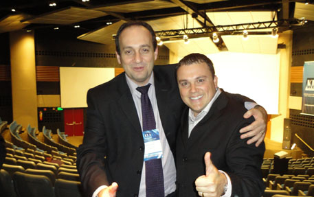 Edilson Lopes (Fundador e Diretor do Grupo KLA Internacional) e André Zem.